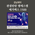 경남제약 관절탄탄 엠에스엠 메가맥스 1500 120정 (MSM MEGA MAX 1500) : 건강온