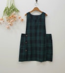 체크와치 앞치마 에이프런 공방 꽃집 유치원 선물 카페 식당 집들이 어린이집 : 미술관옆소품가게