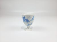 청화백자 술잔(중),(고블렛잔) 산수도 (삼정공방) : 삼정공방