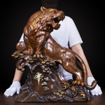 호랑이 장식 조각상 서재 테이블 장식품 집들이 선물 : 킹콩시스터