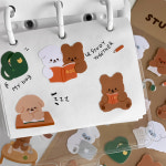 스터디 하드 씰스티커 : 몽 하우스