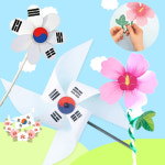태극기 바람개비 만들기 무궁화 어린이집 유치원 초등 DIY 세트 국경일 호국 : 퍼니 팩토리