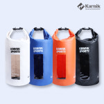 카르닉 프리미엄 방수 가방 드라이백 비치백 수영복 워터파크 수영장 물놀이 5L N로고 : Karnik Sports
