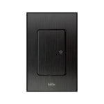 위너스 벨로 시리즈 매립형 매입 실버 헤어라인 스위치 커버 1구 : 모든리테일