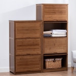 낮은 단단한 나무 서랍 보관 캐비닛 침실 옷장 어린이 잡화 수잡장 : 도깨비하임