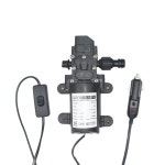 12V 차량용 고압세척기 세차기 전기 사용 고압펌프 청소기 1 set 60w 고압 차량 장착형 세차 세트 휴대용 담배 라이터 전원 자동차 : 로마일로