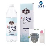 [계량컵제공]인산가 9회죽염 물죽염 실버 1L 가글/구취/충치 인산죽염 죽염물 죽염수 : 죽염본가