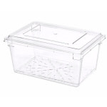 업소용 PC 야채박스 투명 플라스틱 식재료 보관통 냉장고정리 푸드박스 소소 30L : 주방프라자