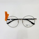 동그리 안경 여자 남자 블랙골드 동글이메탈 안경테  MASSTIGE2 9004 54 : 채플린안경