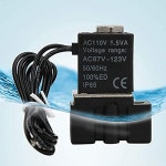 솔레노이드 솔 밸브 에어 유압 공압 110v 전기 물용 전자기 플라스틱 조절기 빠른 응답 2 위치 2 방향 직접 파일럿 공기 물 오일 (g1834)... 