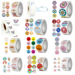 롤스티커 칭찬스티커 대용량 500매 어린이집 유치원 학원 구디백스티커 : 맘스아미