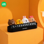 라인프렌즈 자동차 연락처 주차번호판 차랑용 운전선물 : 위드플레이그라운드