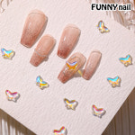 [퍼니네일] 오로라 나비스톤 5개입  유리네일스톤 언포일스톤 유리알스톤 딜라이트스톤 : 퍼니네일