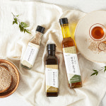 뚱딴지마을 해맑은 선물세트 참기름 180ml 들기름 250ml 볶음참깨54g 국내산 저온 착유 : 생활쏙