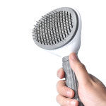 머글리 고양이 대형 빗  털제거 슬리커 단모종 셀프 : 핑크 공장