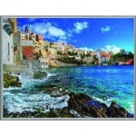 아이윙스 피포페인팅 보석십자수액자 SGA0248 메디테리안 DIY키트 5D 비즈큐빅명화 40x50 : 자스민 몰