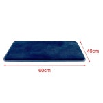 푹신한 발매트 욕실 매트 메모리 폼 벨벳 목욕 룸 미끄럼 방지 흡수 깔개 카펫 벨벳 깔개 카펫 부드러운 아늑한 빨 현관 주방 : 레잇