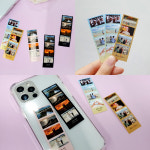 핸드폰 네컷 사진 출력 커플 친구 가족 4컷 포토인화 스마트폰용 기념 스티커 : WOWBOX