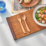 케이크 양식 샐러드 귀여운 나무 우드 디저트 포크 커트러리 스푼 00.내츄럴 : 꿈꾸는 키친