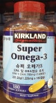 커클랜드 시그니춰 슈퍼 오메가3 혈행 중성지질개선 눈건강 180캡슐, 1개 : 우리코스트