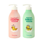 퍼니피아 해피덕 키즈 약산성 샴푸/린스/바디워시/올인원워시 500ml x 2개 : 위니치에스앤디