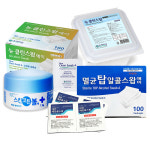 메디탑 뉴클린스왑 알콜솜 100매 벌크 일회용 알콜스왑 : 의료기장터