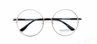 국산 가벼운 안경 MASSTIGE 9005 C-5-골드 블랙 : 베스트 선글라스