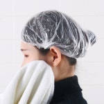 헤어랩 열캡 한증막모자 사우나 헤어캡 100개 : 유니드언