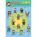 예수님의 12제자 포스터 (지관통 케이스 포함) : 위드지저스