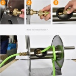 릴 호스 물 베란다 세차 코일 정원 스프링 연결 고압 워터 분사기 37 : 디H몰