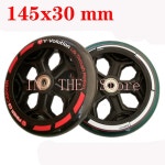 투명 내구성 88a pu 145 손수레가있는 21pcs 145mmx30mm 스쿠터 휠 abec 7 베어링이 설치된 카트 이동 145mm 타이어 : 주잰주