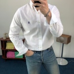 폴로 랄프로렌 남성 24SS 클래식핏  포플린 셔츠 4color : 동부산 아울렛