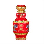 술병 사케 소주 막걸리 도자기 3 CATTIES JINGDEZHEN 세라믹 와인 항아리 : 더카이씬