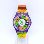 (93년판) 빈티지 스와치 스포츠 - 패션 손목시계, 아날로그 시계 : 플러스틱