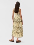 [영국직배송/GANNI/관세포함] 가니 티어드 민소매 미디 드레스 TIERED MIDI DRESS / F7098 : 런던로지