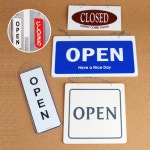 오픈클로즈팻말 도어팻말 OPEN사인 : 바른코치