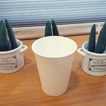 테이크아웃컵 240ml 8 무지 종이컵 500개 : 커피데이