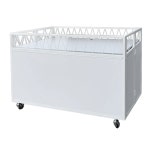 w매대(600) 화이트 이동형 접이식 흰색 진열대 선반 가판대 프리마켓 : 매대사랑