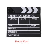 클래퍼보드 영화 필름 슬레이트 나무 감독 장면 clapperboard tv 비디오 사진 소품 장식 : 미스 구대리