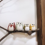 목공예 인테리어 소품 장식 참새 직사각 액자 : 다락방아트센터