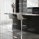 철제 인테리어 스텐 의자 스테인레스 스틸 바 하이 바 스툴 금속 리프트 회전 10 : 샵앤모아