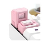 HELOIA PC 게이머 키보드(핑크)용 클래식 레트로 기계식 백라이트 키보드 Esc 키 캡 : 미픽