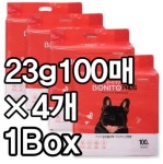 [보니또] 댕댕이패드 100매x4개 1박스 (23g/45x55cm) : 송원 펫마트