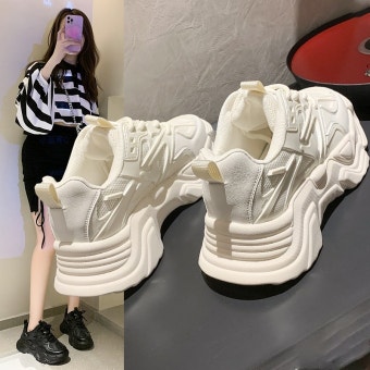 남자키높이스니커즈 10cm 남성 통굽운동화 키 발편한운동화 키높이스니커즈 : 해피트리즈