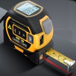 거리측정기 레이저줄자 40미터 크로스라인 스마트 레이저 줄자 : 희락샵