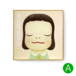 인테리어 나라 Yoshitomo 어린이 방 침실 입구 그림 일본 모던 심플 벽걸이 액자 : 골든에디션