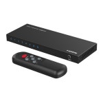KVM 노트북 PC 본체 5대 제어 HDMI 모니터 TV 출력 스위치 리모컨 컨트롤러 : 정사장몰