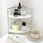 미니선반 2단 수납선반 다용도 철제모듈선반 화이트 일반형 : 미니미니멀