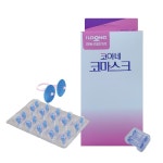 일동생활건강 코아네코마스크 코스크 미세먼지 황사 꽃가루차단 반려동물털 [10개입+보관케이스] : 징코마켓