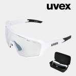 우벡스 901 화이트 변색미러 자전거 고글 : 37DEGREES